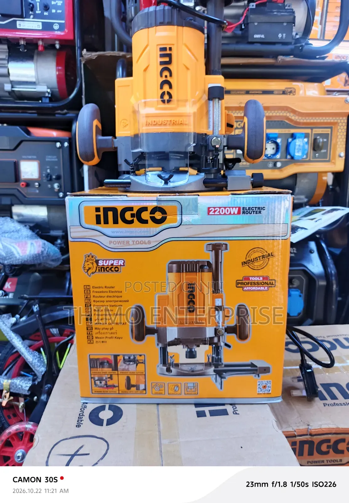 Ingco Wood Router Machine 2200w