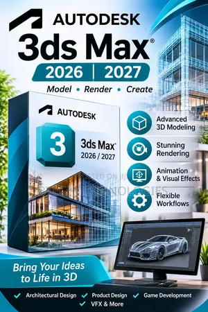 Autodesk 3ds MaxD Design & Animation Software