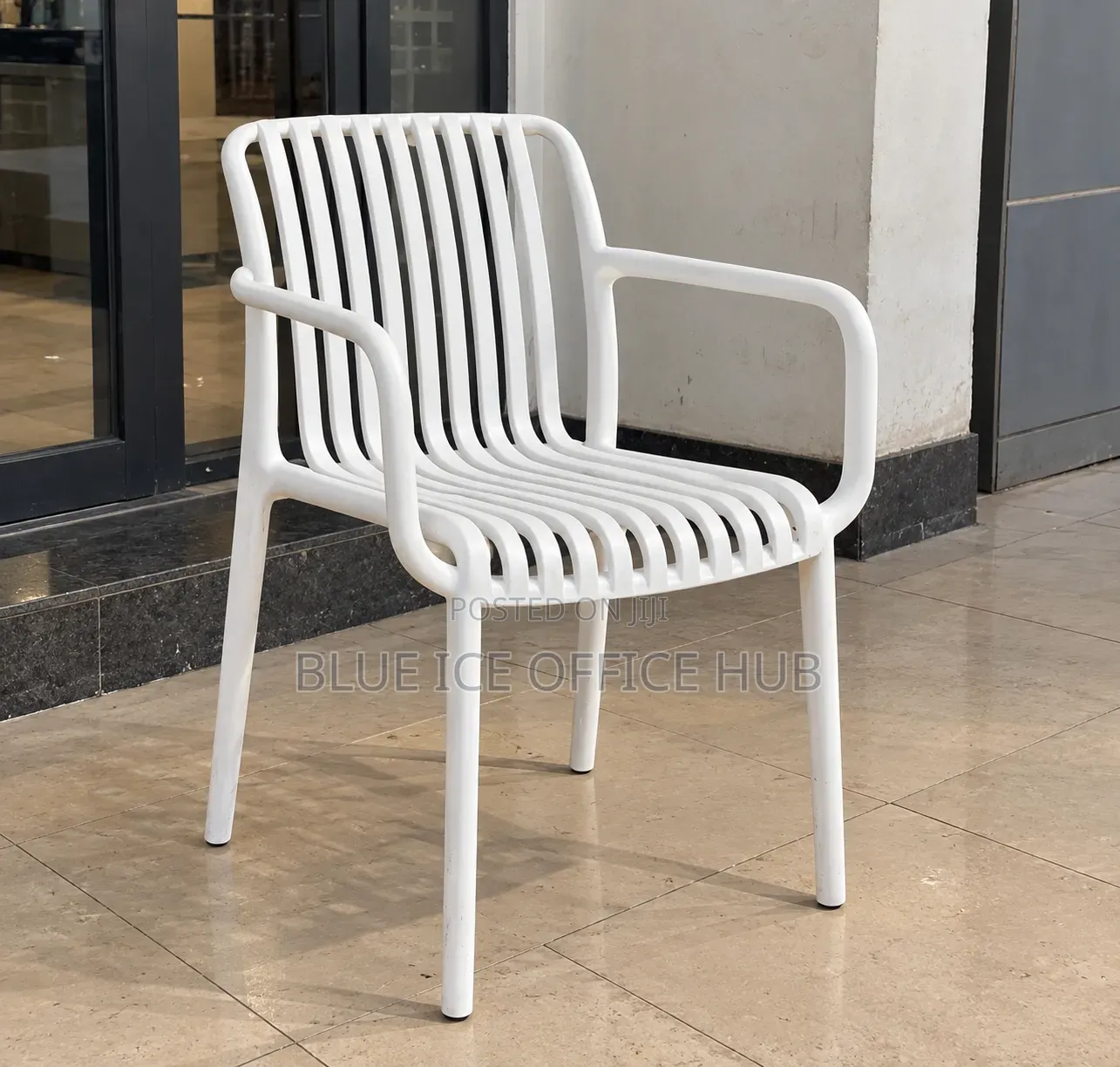 White Outdoor Plastic Chair