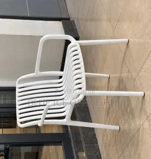 White Outdoor Plastic Chair