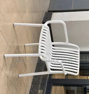 White Outdoor Plastic Chair