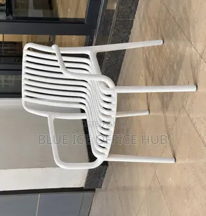 White Outdoor Plastic Chair