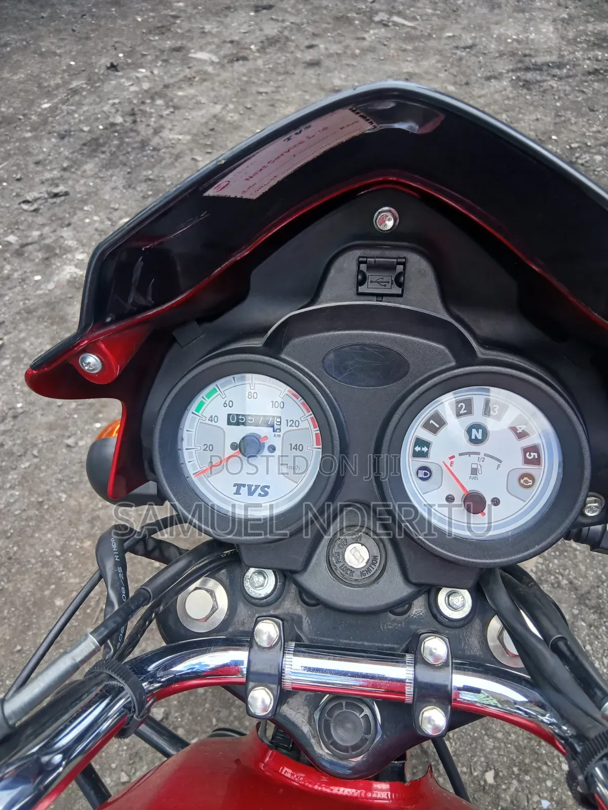 TVS HLX Plus ES 2024 Red