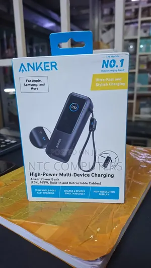 Anker 25000 mAh 165W High-Power Multi Device Charging Power Bank