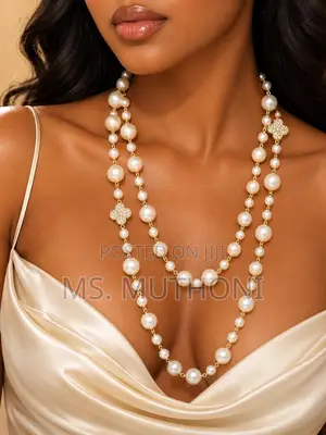 Chanel Pearl and Crystal CC Long Necklace