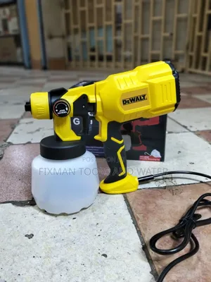 Dewalt Spray Gun 550W With 3 Nozzle for Commercial and Domestic Use