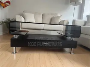 Coffee Table : Modern Black Wooden Coffee Table