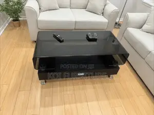 Coffee Table : Modern Black Wooden Coffee Table