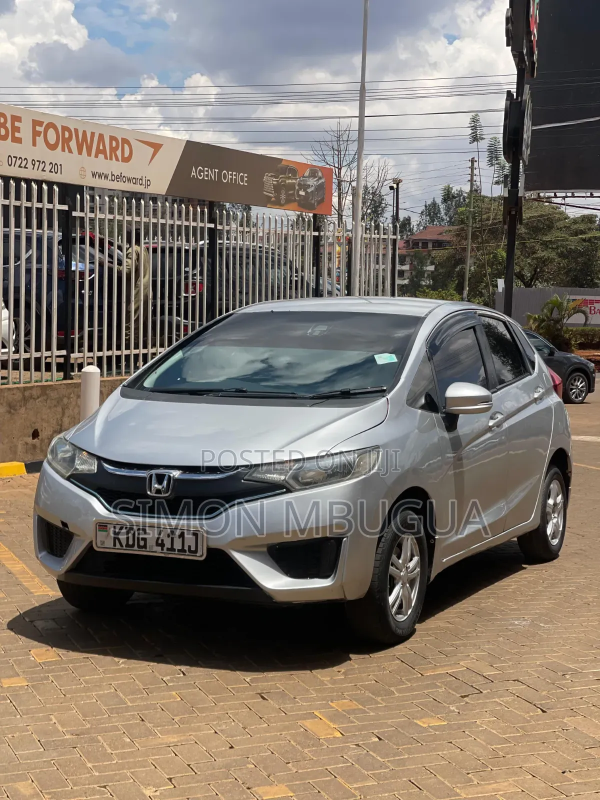 Honda Fit 2014 Silver