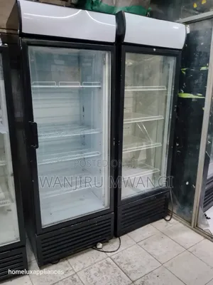 Exuk Black Display Fridge