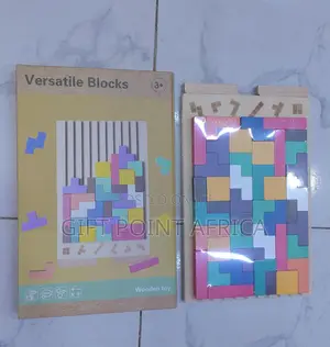 Versatile Wooden Blocks – Educational Puzzle Toy for Kids