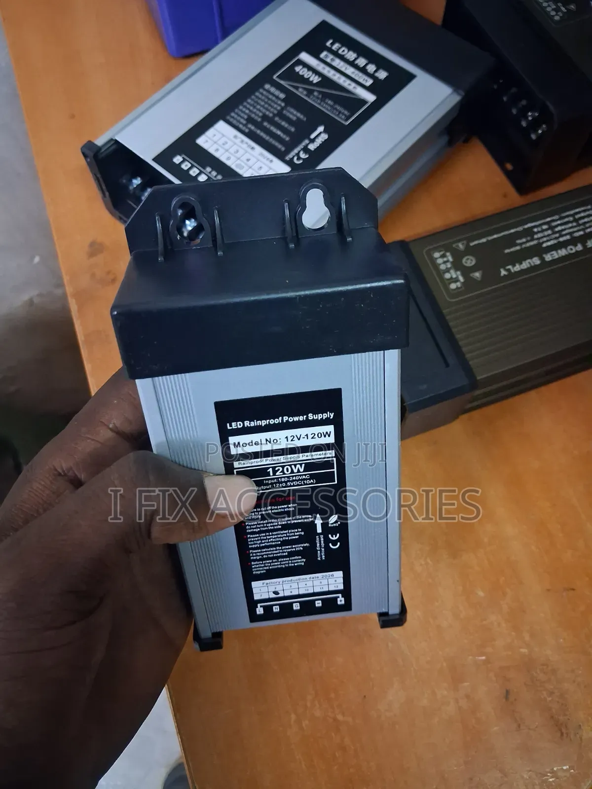 LED Rainproof Power Supply- 10A (12v-120w)