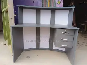 Office Reception Desk : 1.2M Curved Office Reception Desk
