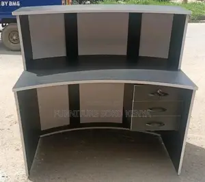 Office Reception Desk : 1.2M Curved Office Reception Desk