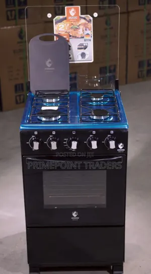Euroken 50×55 All Gas Standing Cooker – Auto Ignition & 55L Oven