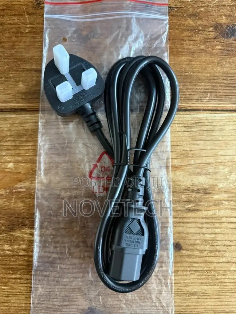 DESKTOP Power Cable Mains 3M PC Monitor TV Printer Cord