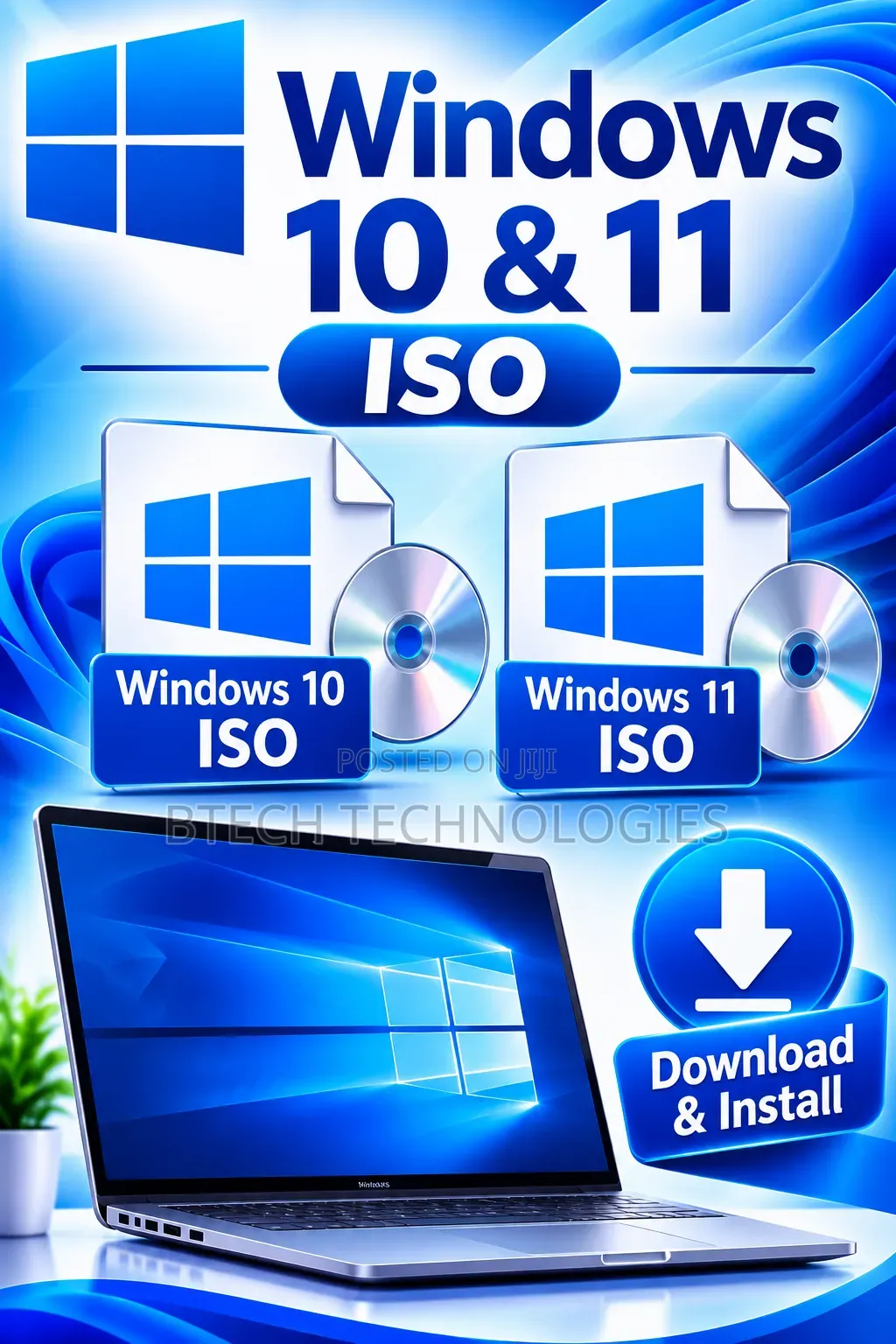 Windows 10 & 11 ISO Pre-Activated– OS Installation Software