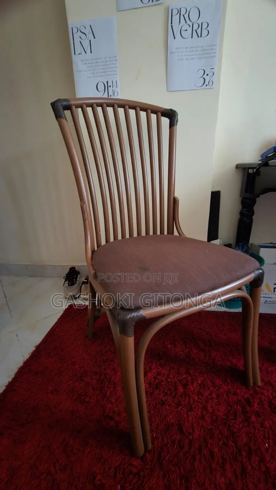 Study Table and Bamboo Chair