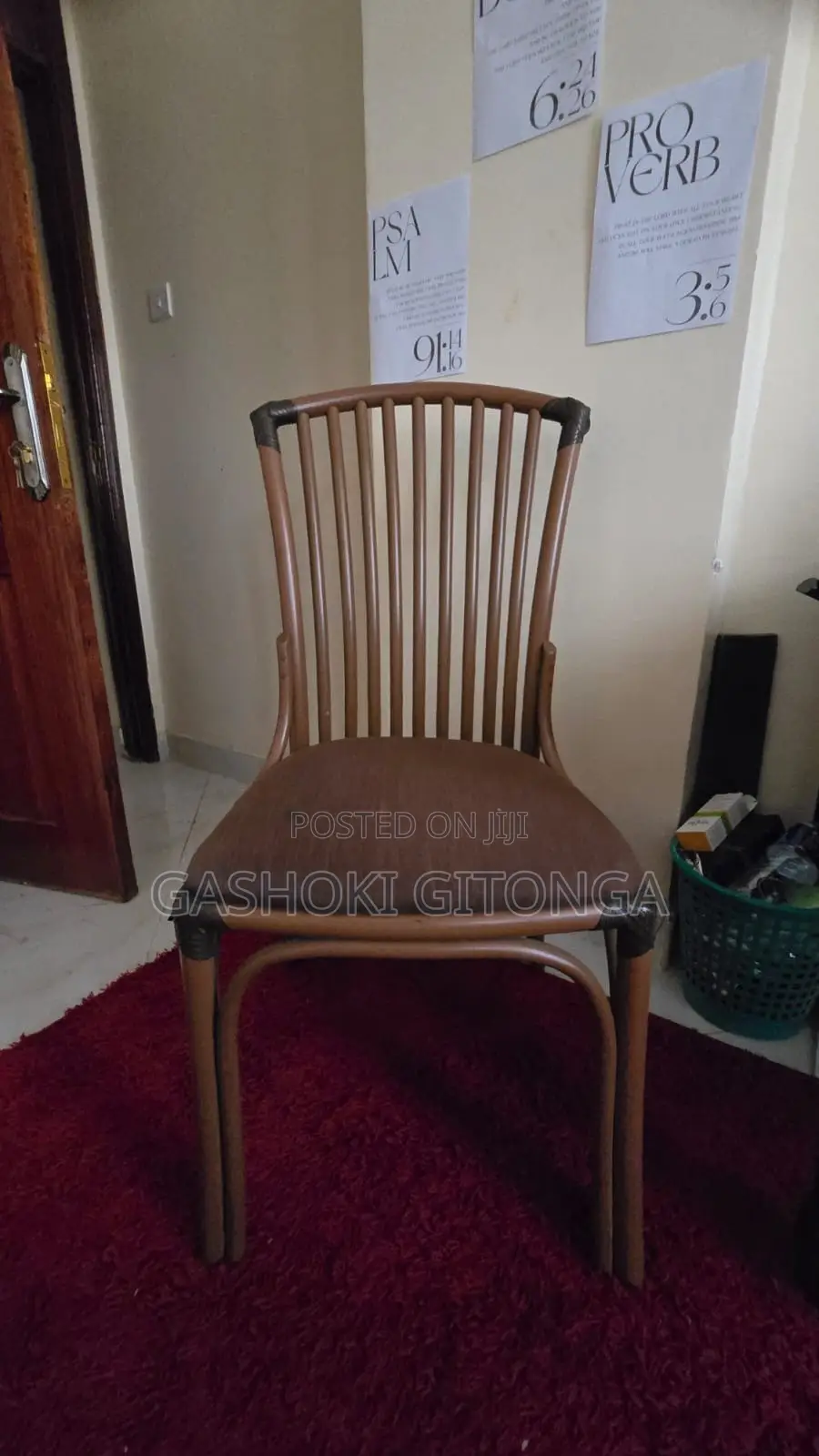 Study Table and Bamboo Chair