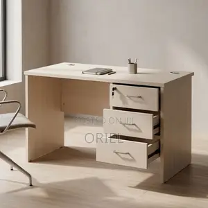 Office Desk : 1.2 Metre Office Work Desk With Drawers