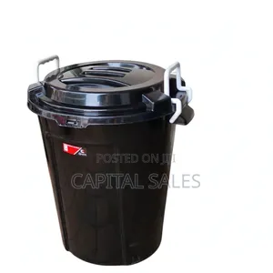 COMPLAST GIOVANNI DUSTBIN – 50 LITRES(black)