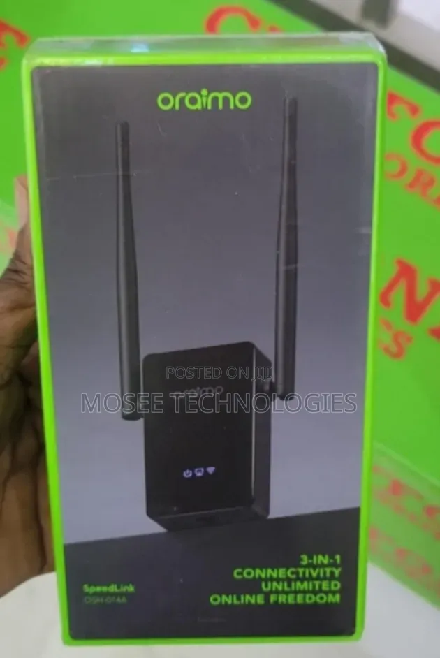 Oraimo SpeedLink OSH-014A 3-in-1 WiFi Range Extender