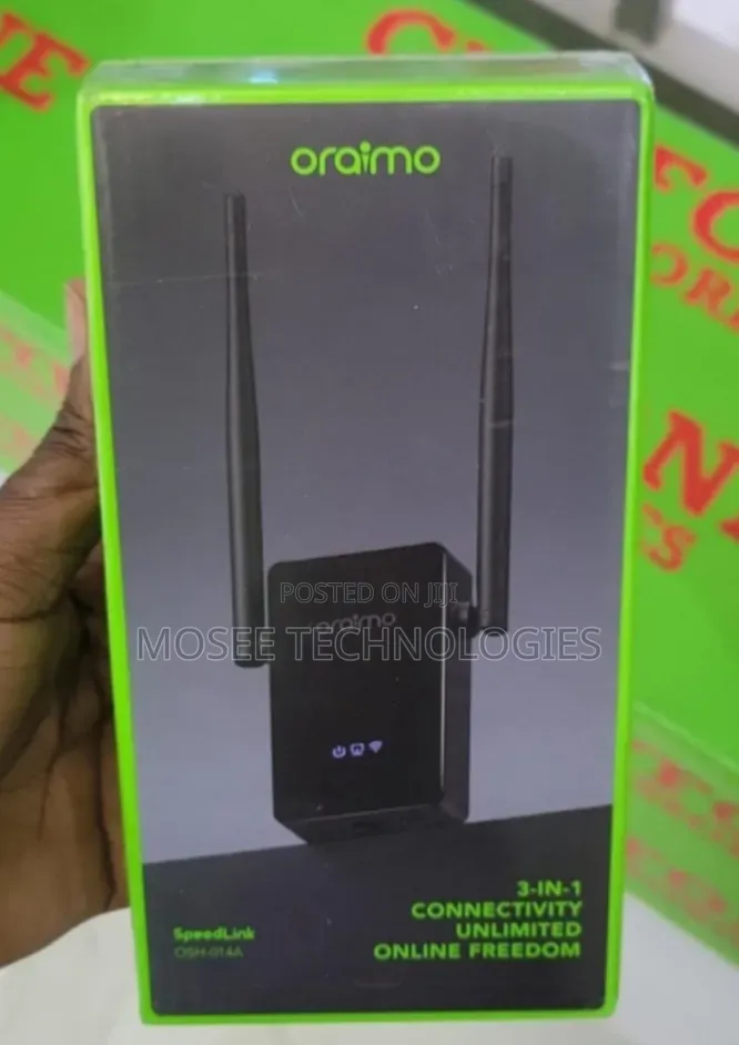 Oraimo SpeedLink OSH-014A 3-in-1 WiFi Range Extender