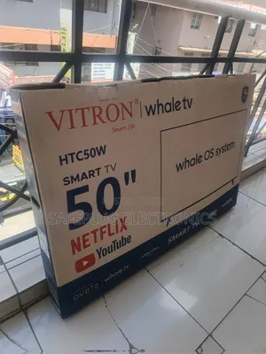 Vitron 50 Inch Smart TV Netflix, YouTube, Prime Video & DVBT2 Decoder