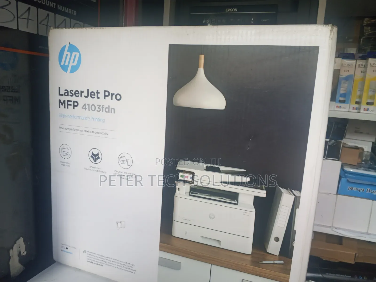 HP LaserJet Pro MFP 4103fdn Printer– High-Speed Office Laser Printer