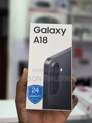 New Samsung Galaxy A18 128 GB Black