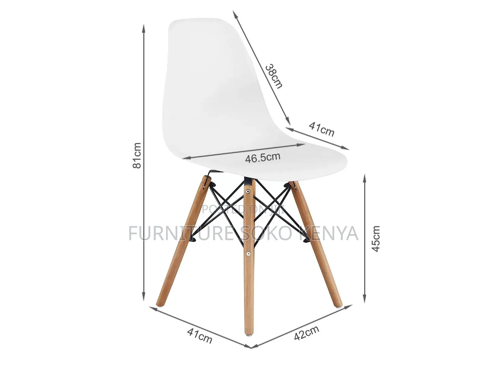 Dining Chair: Eames-Style Dining Chair