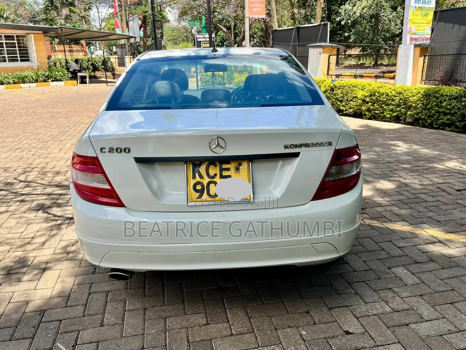 Mercedes-Benz C200 2008 White