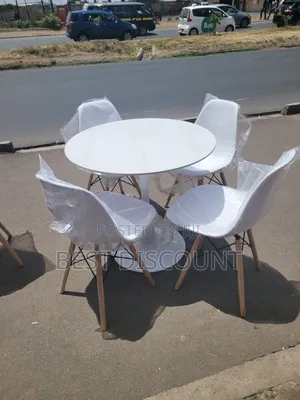Stylish Round Dining Table and Chairs Set for Home