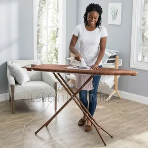 Iron Board Heavy Duty Ironing Board Adjustable - Heat Resistant Cover