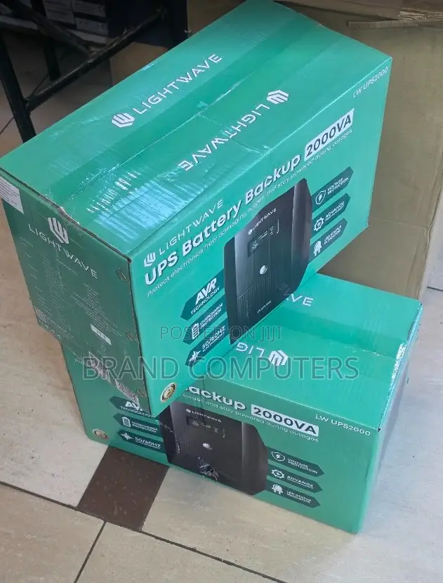 2KVA Lightwave 2000VA Line Interactive UPS 1200Watts