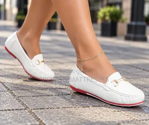 Elegant Loafers for Women Now Available! 37-42 White, Pink and Black.
