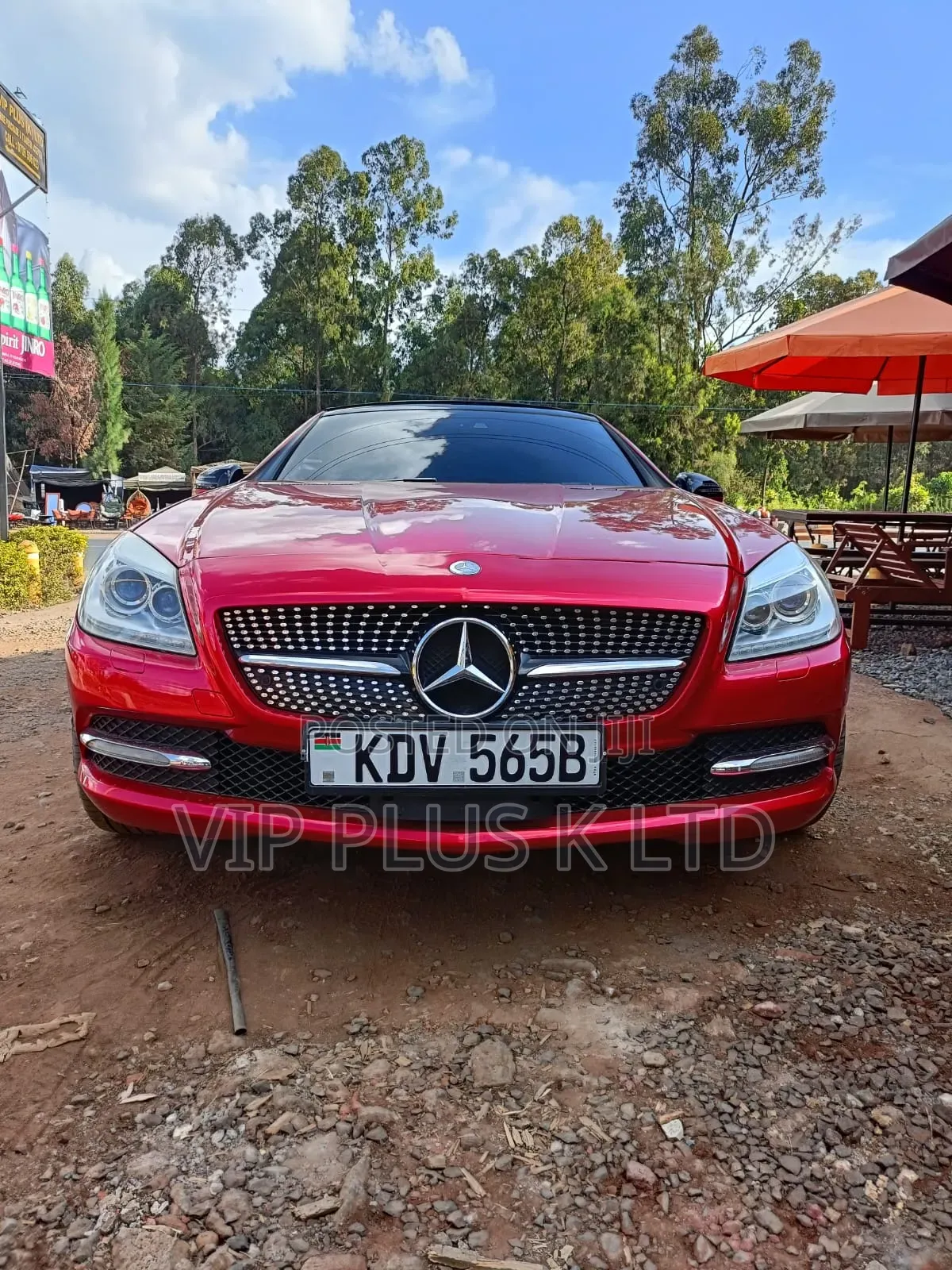 Mercedes-Benz SLK-Class 2011 Maroon