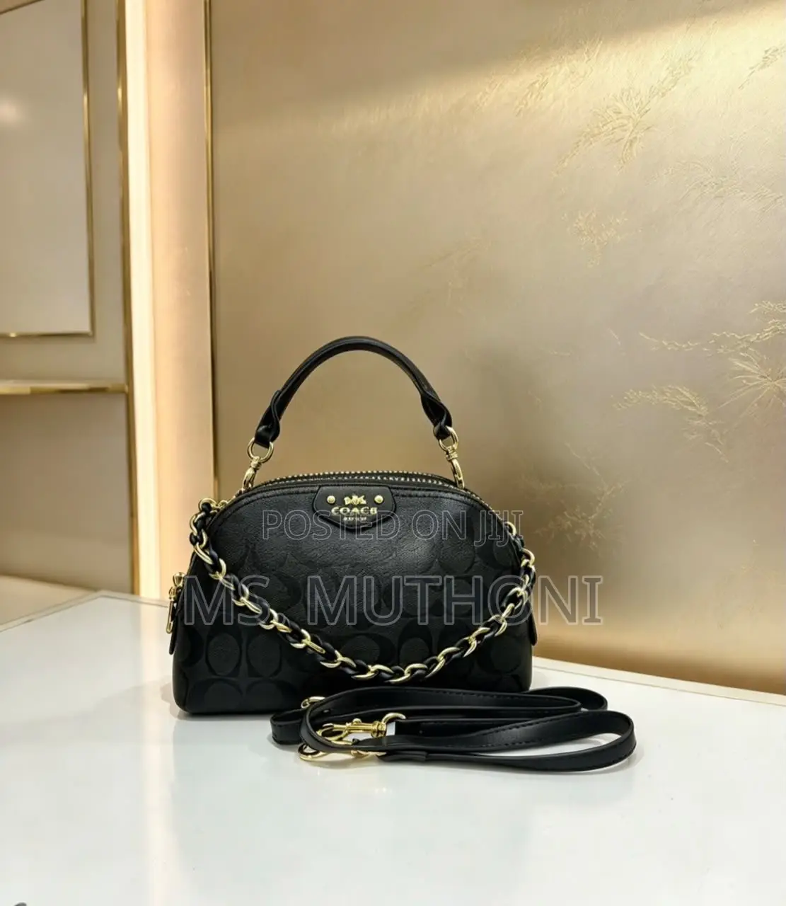 Coach Dome-Style Handbag