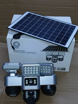 2in 1 Tripple Lens 4g Survelliance Camera With 3solar Light PTZ Camera
