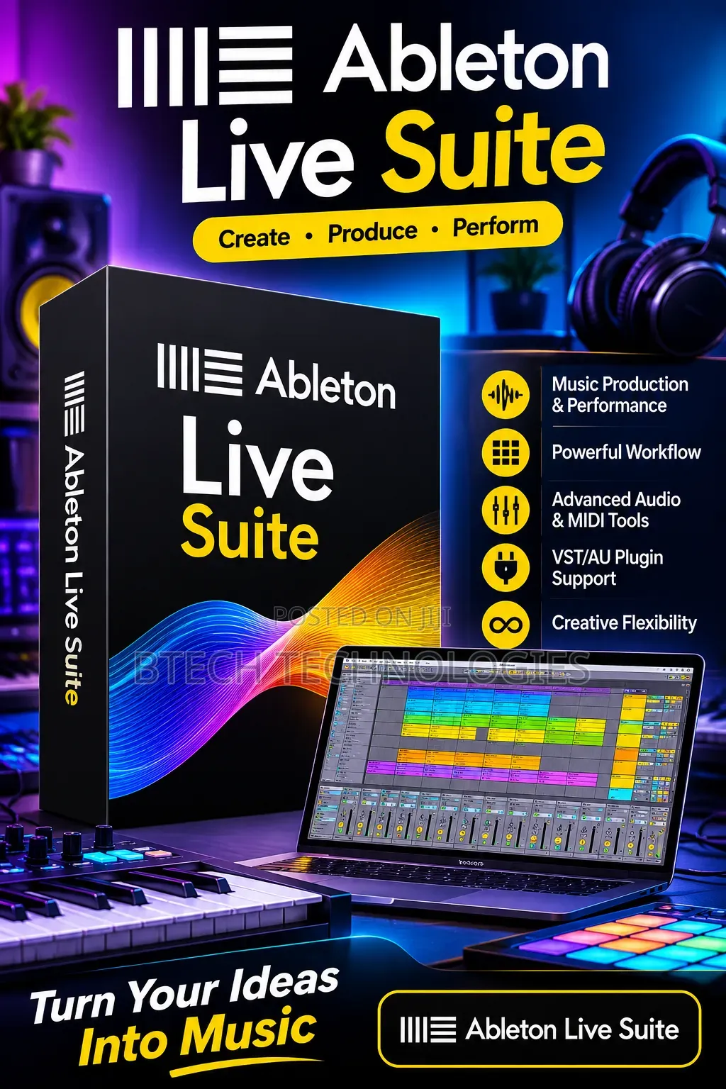 Ableton Live 12 Suite – Music Production Software