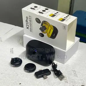Type-C K31 Pro 2-in-1 Noise Reduction Wireless Lavalier Microphone