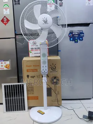 Solar Fan 3-Speed, 15W Panel & Remote