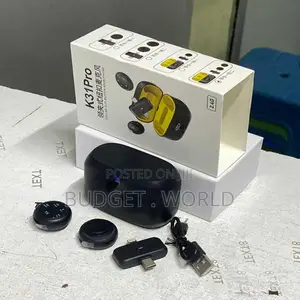 Lightweight Noise Cancellation K31 Pro Dual Wireless Collar Clip Mic