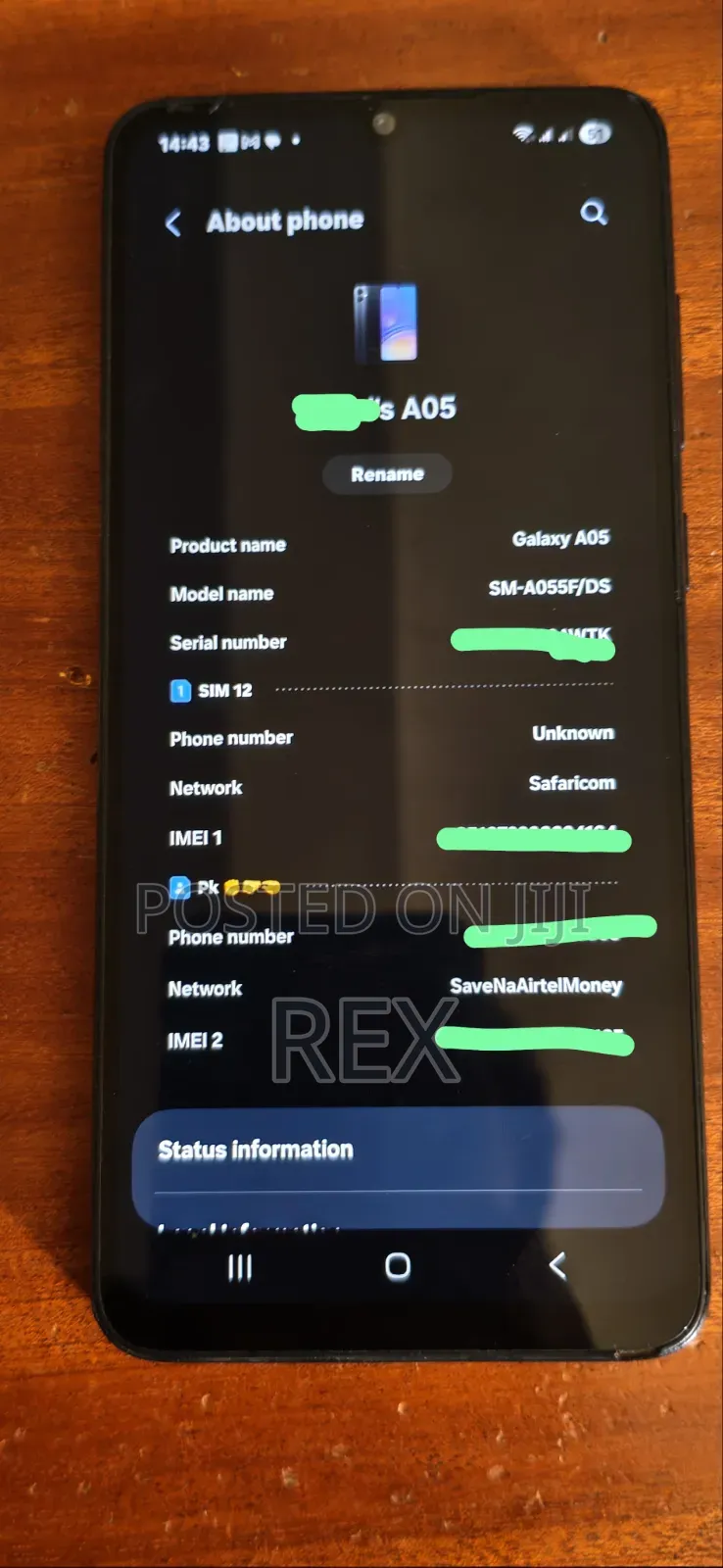 Samsung Galaxy A05 64 GB Black