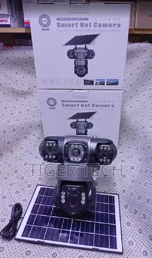 Triple ( 3) Lens 4G Wifi Enabled Solar Camera