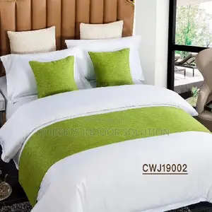Sophisticated Splash of Color Bed Runner