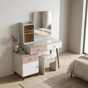 Dressing Table; Modern Vanity Table With Mirror for Bedroom Décor