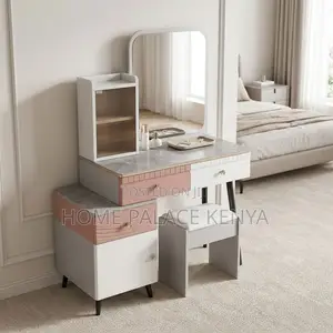Dressing Table; Modern Vanity Table With Mirror for Bedroom Décor