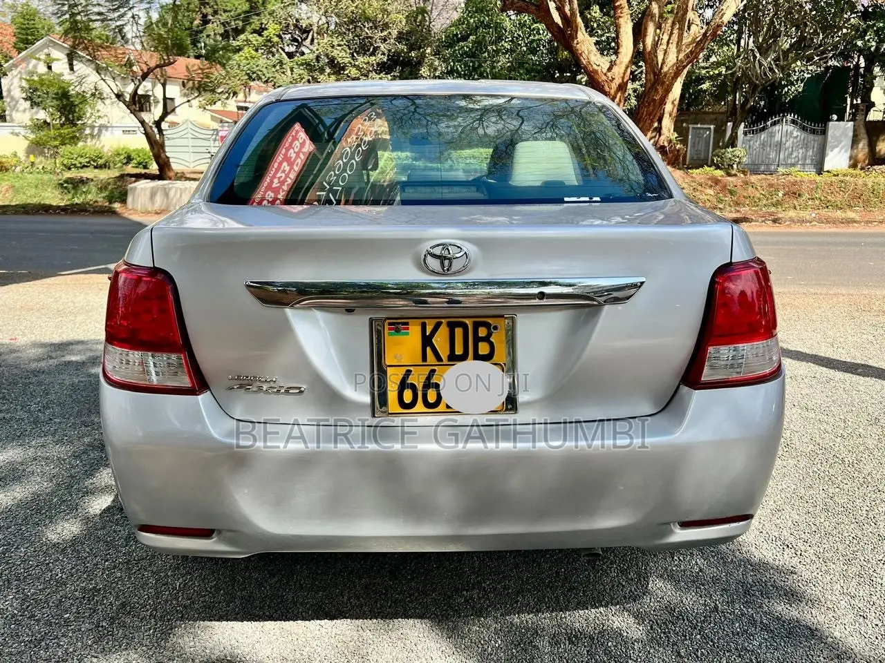 Toyota Axio 2014 Silver