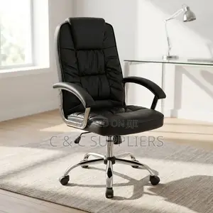 Leather Swivel Computer & Study Chair.